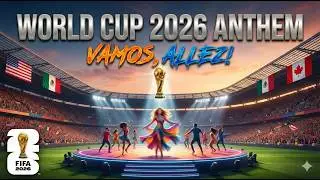 FIFA World Cup 2026 Anthem | Shakira Waka Waka Style | Vamos, Allez 🔵🔴