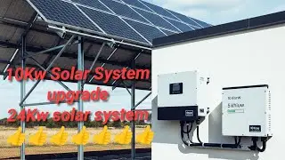 10KW Solar System Upgrade 24KW Solar System