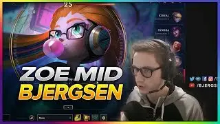 661. Bjergsen Zoe против Syndra Mid - Patch 8.9 Season 8 - BJERGSEN STREAM