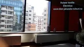 Rolete textile electrice