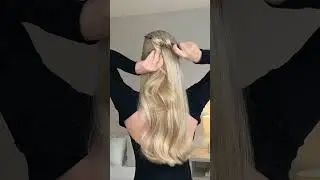 HOW TO HALF UP HAIRSTYLE WITH A HAIR STICK ❤️ #hairstick  #hairstyle  #easyhairstyles  #hairtutorial