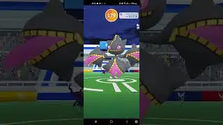 Mega Banette raid with party play #pokemongo#halloween2023 #partyplay