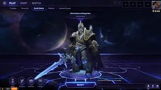 Heroes of the Storm (Gameplay)(Hebrew) - Arthas Guide (HoTs Quick Match)