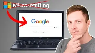 Microsoft EDGE SUCHMASCHINE &Auml;NDERN (Bing zu GOOGLE)