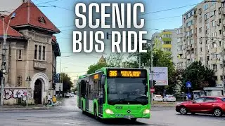 Scenic Bus Ride Footage Captured in Bucharest, Romania