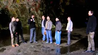 Georgian choir in Rydal Cave
