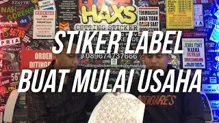 STIKER LABEL DENGAN BERBAGAI MACAM PILIHAN BAHAN
