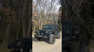 🖤 Jeep Wrangler JK full black 🖤      #jeep #4x4 #offroad #jeepwrangler #jeeplife #jeeplove