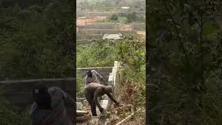 Fence wall Construction, the building in Ghana #construction #fencewall# buildinginghana