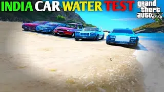 gta 5 | india cars water test | indian car vs super cars water test hindi
