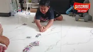 Bahrain mengajari Papanya Main tepuk Kartu 🤩 #tepukkartu 