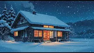 ASMR Ghibli Style Snow Whispering in Spirit Village! A Winter Night in  Cottage Deep Sleep