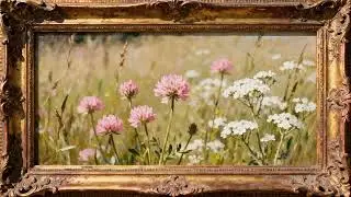 Frame TV Art &ndash; Clover & Wildflower Field Animated Summer Meadow (2 Hours) (2026)