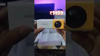 Mini Projector Unboxing & Review in Tamil 1499rs #miniprojector #budgetprojector