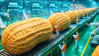 How Roasted Peanuts Are Made | Inside a Modern Peanut Factory (Full Process)