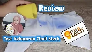 Review dan Uji Kebocoran Clodi Merk Baby Leon