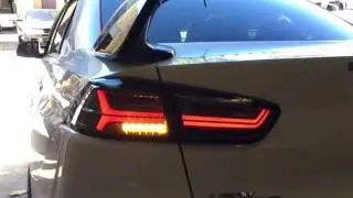 Mitsubishi LANCER 2008-2016 CJ EVO X sequential led tail lights