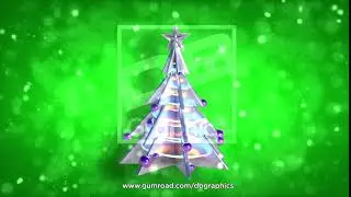 - XMAS TREE LOOP - green glitter 01 - DBgraphics -