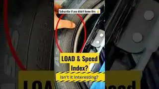 LOAD & Speed Index? #shorts #carcare #cartips #tamil #tamilreels #roadsafety