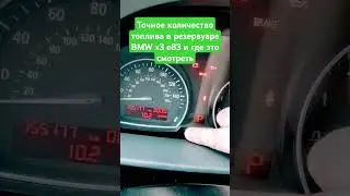 Точное количество топлива у BMW x3 e83 где это можно увидеть #automobile #топ #BMWx3 #Е83#SSBpresent