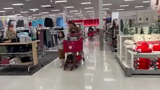 Last minute shoppers hit the stores ahead of Christmas Day