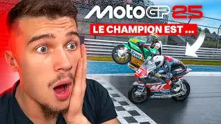 CHAMPION DU MONDE AU DERNIER TOUR ?! (Red flag qui change tout!) MOTOGP 25 Carrière