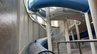 Blue turbo-waterslide at Feuerberg Mountain Resort onride