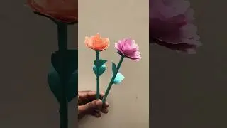 cute diy rose making 💯❤️&zwj;🔥துமபூவே ஸுந்தர்கி song #diyideas#shortvideo#craft #flowercraft#viralshorts