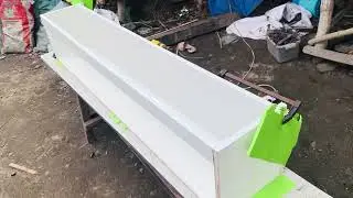 Cabinet, tv console, fluted wall panel