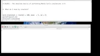 Introduction to monte carlo simulations using R - The absolute basics