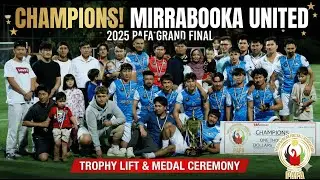 CHAMPIONS! 🏆 Mirrabooka United Trophy Lift & Medal Ceremony | 2025 Grand Final Celebration