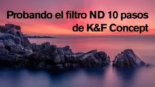 Larga exposición durante el amanecer con el filtro ND de 10 pasos de K&F Concept