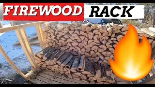 Building A SIMPLE Firewood Rack!