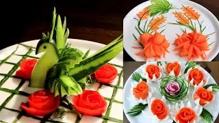 3 Creative Vegetable Cutting Ideas for MasterChef Food Garnishes