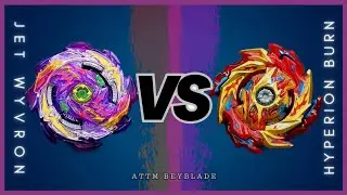JET WYVERN.Ar.Js 1D vs HYPERION BURN.Cho.Xc&rsquo; | ON REAL LIFE BEYBLADE STADIUM