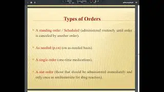 تمريض بالغين عملى - المحاضرة الاولى - الجزء الثالث - medication administration