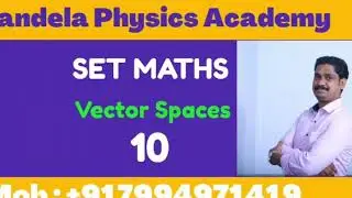 Kerala SET Mathematics|Vector spaces|LBS Kerala SET exam|10