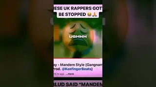 British Drill Disses Gangnam Style 😭🤢 #shorts #memes #meme #musichumor #gangnamstyle #rapmemes