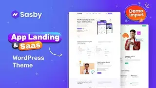 Sasby &ndash; App Landing & Saas WordPress Theme [Demo Import - Old version]