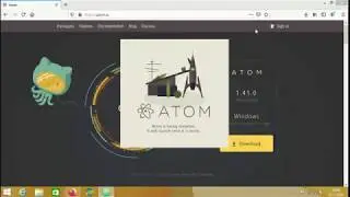 Installing the Atom Editor