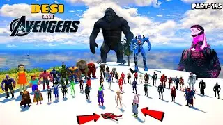 DESI Avengers and King Kong Could not Save Deadpool in GTA 5 | DESI Avengers (Part 145)