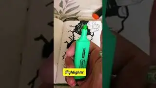 Hulk drawing 💪🏼 with Highlighter & marker pen