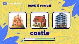 Read and Match Words to Pictures  Reading Game for Kids Ages 4&ndash;7