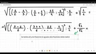 Espressione con radici quadrate