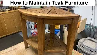 Как ухаживать за тиковой мебелью