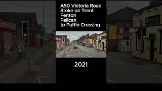 4406 A50 Victoria Road Fenton Stoke Pelican to Puffin Crossing