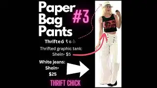 THRIFT CHICK- Paper Bag Pants