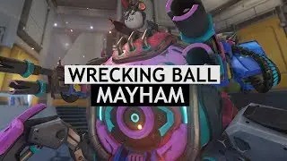 Overwatch: Hammond Mayham Legendary Skin In-Game (Wrecking Ball)