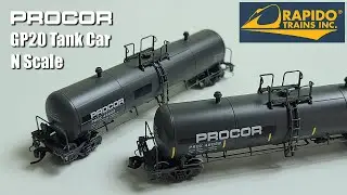Rapido GP20 PROCOR Tank Car Review - N Scale
