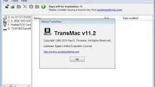 Создайте загрузочный USB-накопитель Mac DMG с помощью TransMac!